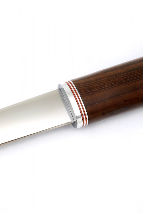 Нож Северный №3 сталь Х12МФ шлифованный дол рукоять ясень термоциклированный 