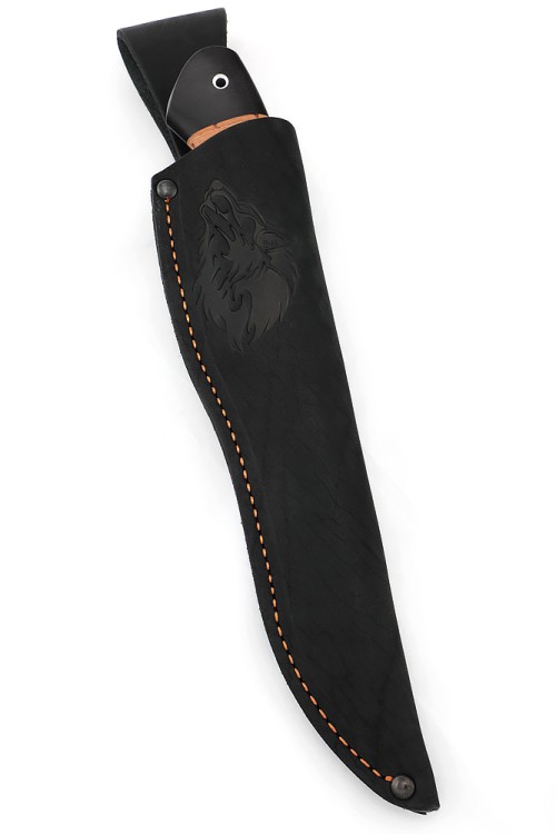 Нож Хантер сталь дамаск рукоять береста 