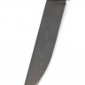 Нож Путник сталь булат рукоять вставка черный граб термоциклированный ясень 