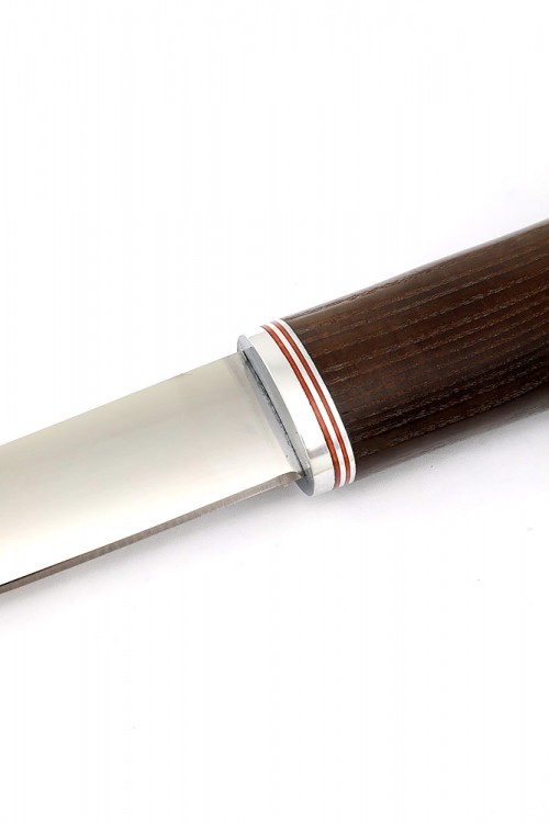 Нож Северный №2 сталь Х12МФ шлифованный дол рукоять ясень термоциклированный 