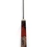 Нож Танто малый 9ХС ламинированная дамаск с никелем, рукоять комбинированная шишка в акриле+кап клена 
