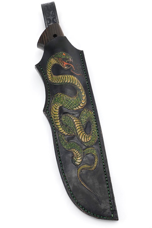 Нож Лесник сталь К340 рукоять венге формованные ножны 