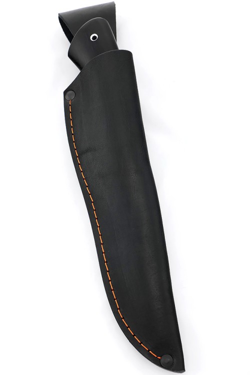 Нож Охотничий сталь N690 рукоять черный граб 