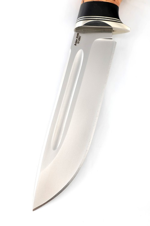 Нож Охотничий сталь S390 рукоять береста 