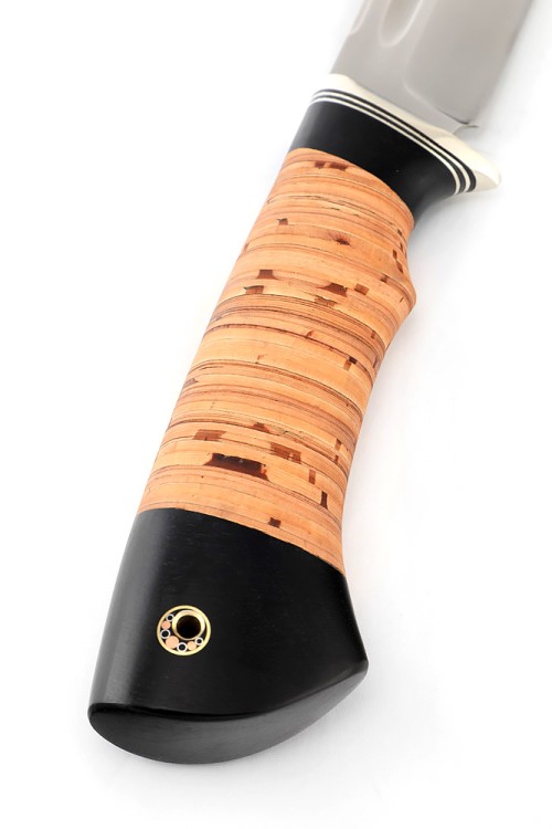 Нож Охотничий сталь S390 рукоять береста 