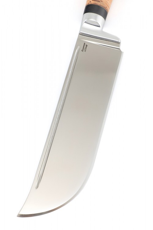 Нож Узбек-2 сталь кованая х12мф рукоять береста 