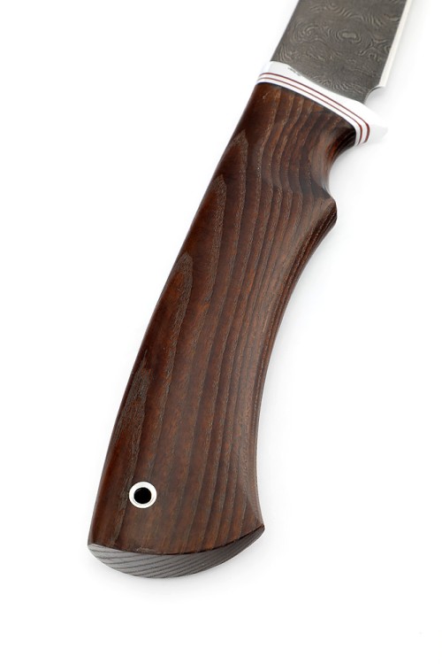Нож Филейный средний сталь дамаск рукоять ясень термоциклированный 