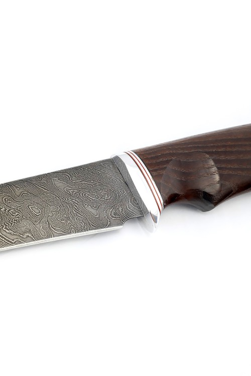 Нож Филейный средний сталь дамаск рукоять ясень термоциклированный 