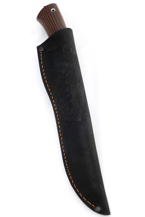 Нож Филейный средний сталь дамаск рукоять ясень термоциклированный 