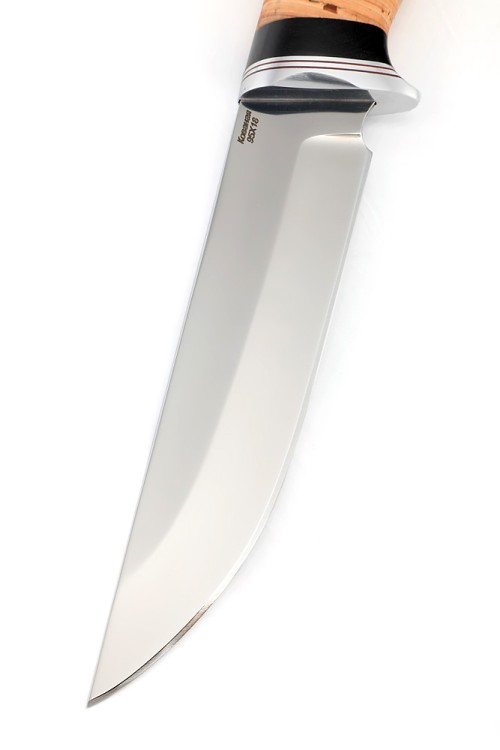 Нож Хантер сталь кованая 95Х18 рукоять береста 