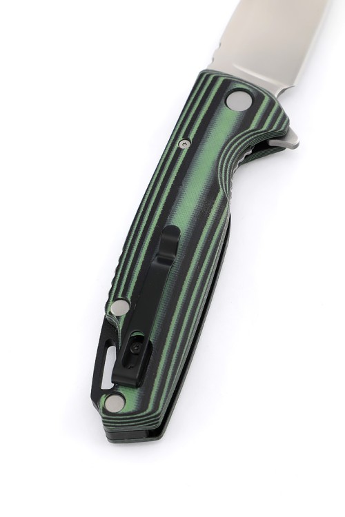 Нож складной Турист Elmax G10 черно-зеленая 