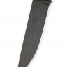 Нож Оскал сталь булат рукоять черный граб карельская береза коричневая 