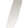 Нож Лесник сталь К340 рукоять мельхиор, карельская береза коричневая, формованные ножны 