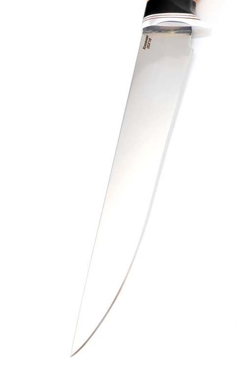 Нож Филейный средний сталь кованая 95Х18 рукоять береста 