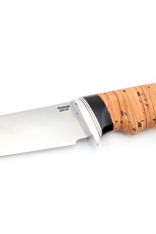 Нож Филейный средний сталь кованая 95Х18 рукоять береста 