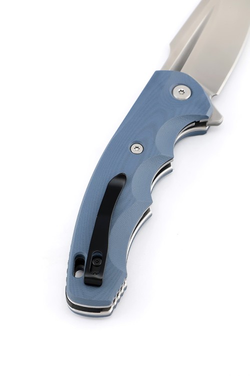 Нож складной Фантом Elmax G10 серо-голубая 