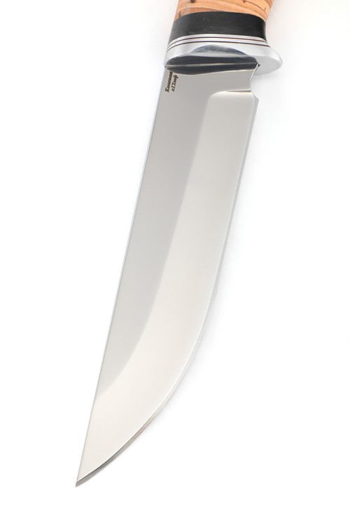 Нож Хантер сталь кованая Х12МФ рукоять береста 