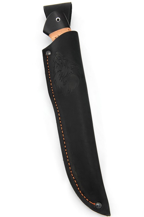 Нож Хантер сталь кованая Х12МФ рукоять береста 