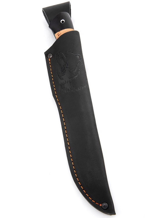 Нож Носорог сталь кованая Х12МФ рукоять береста 