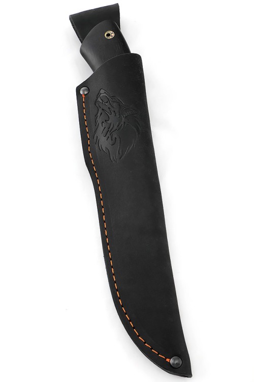 Нож Щучий сталь S390 рукоять черный граб 