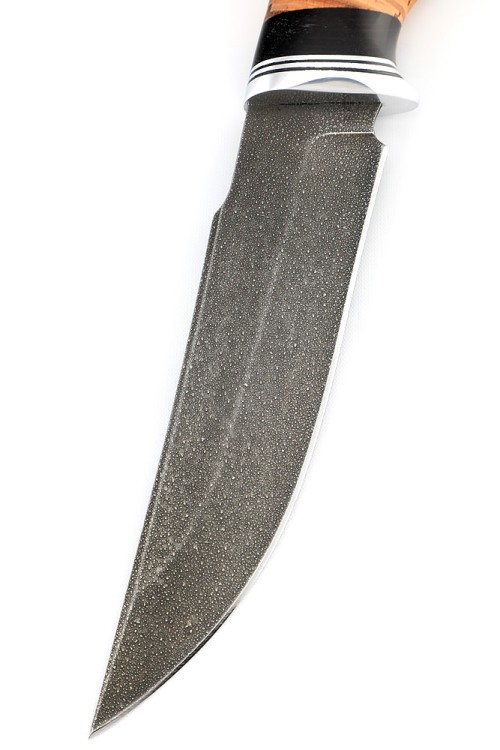 Нож Щучий сталь ХВ5 рукоять береста 