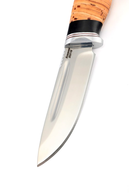 Нож Малыш сталь кованая 95х18 рукоять береста 