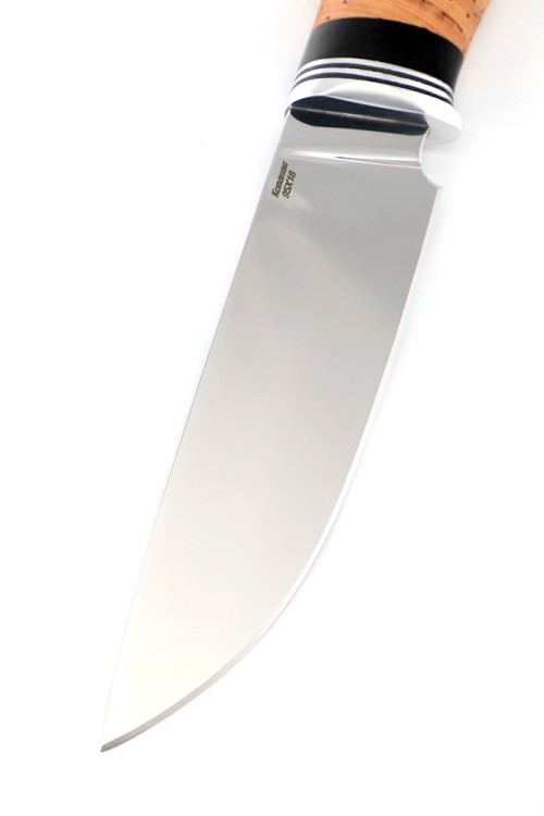 Нож Кабан сталь кованая 95Х18 рукоять береста 