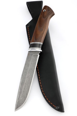 Нож Носорог сталь К340 рукоять черный граб ясень термоциклированный