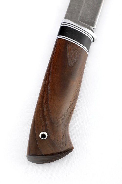 Нож Носорог сталь К340 рукоять черный граб ясень термоциклированный 