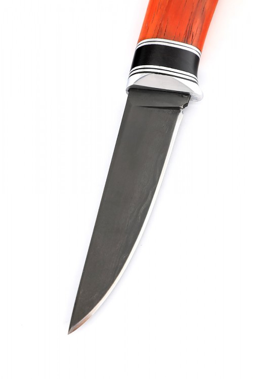 Нож Шмель сталь булат рукоять черный граб падук  Нож Шмель сталь булат рукоять черный граб падук