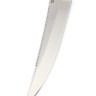 Нож Белуга сталь кованая 95Х18 рукоять вставка акрил белый, бубинга 