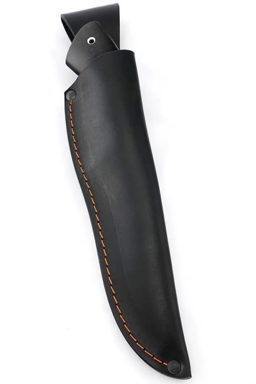 Нож Секач сталь кованая 95Х18 рукоять мельхиор береста 