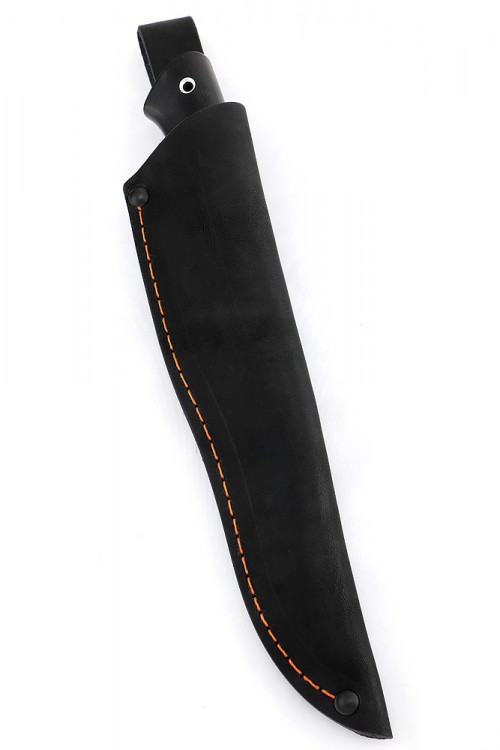 Нож Ласка сталь булат рукоять черный граб 