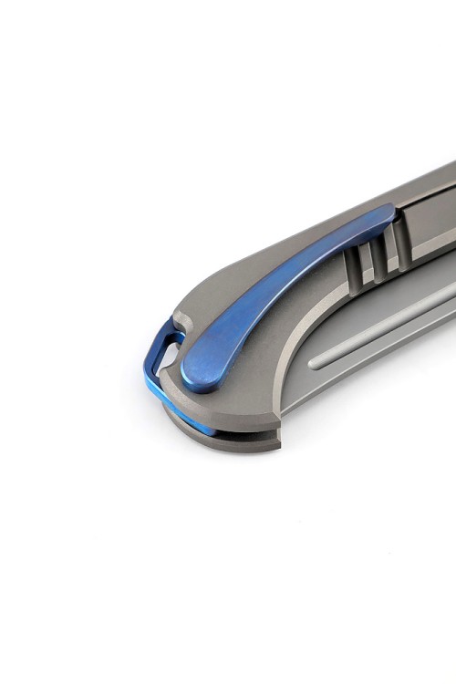 Складной Узбекский нож Пчак сталь ELMAX рукоять титан 