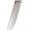 Нож Пума сталь кованая х12мф рукоять стабилизированная карельская береза зелёная 