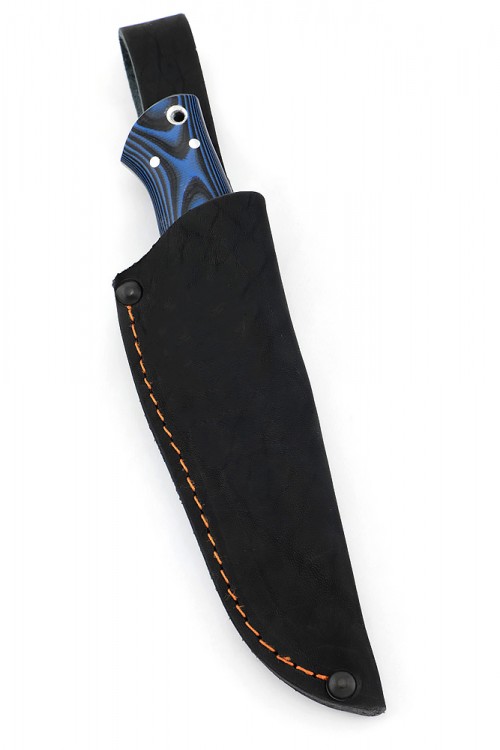 Нож Малыш сталь S390 рукоять G10 синяя цельнометллический 