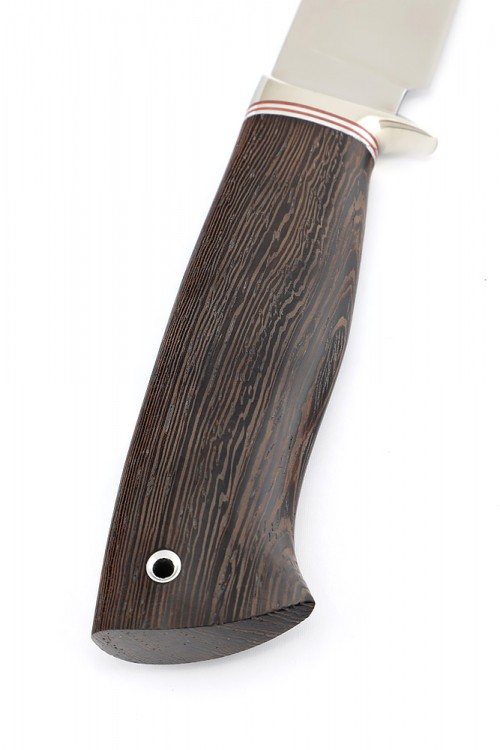 Нож Беркут сталь кованая Х12МФ рукоять мельхиор, венге 