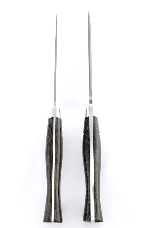 Набор Барбекю сталь кованая 95х18, рукоять G10 цельнометаллические 