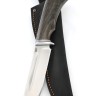 Нож Охотничий сталь кованая 95Х18 рукоять карельская береза коричневая 