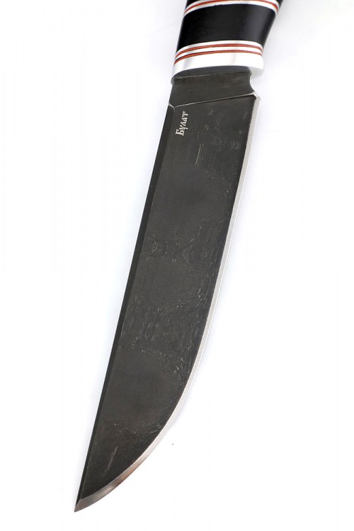 Нож Бекас сталь булат рукоять черный граб 