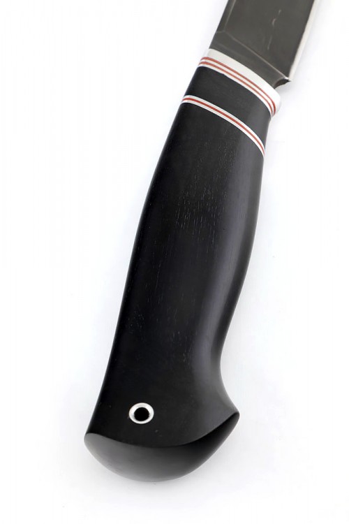 Нож Бекас сталь булат рукоять черный граб 