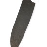 Кухонный нож Сантоку большой сталь булат рукоять венге цельнометаллический 