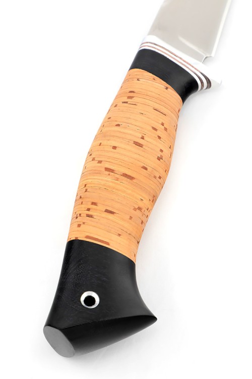 Нож Белуга сталь К340 рукоять береста 