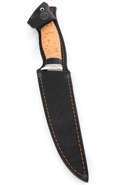 Нож Белуга сталь К340 рукоять береста 