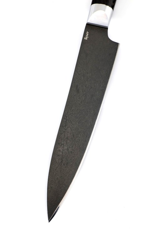 Нож Шеф Универсальный сталь булат рукоять венге цельнометаллический 