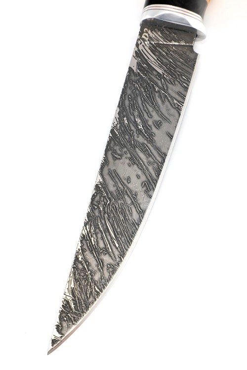 Нож Клык сталь D2 рукоять береста 