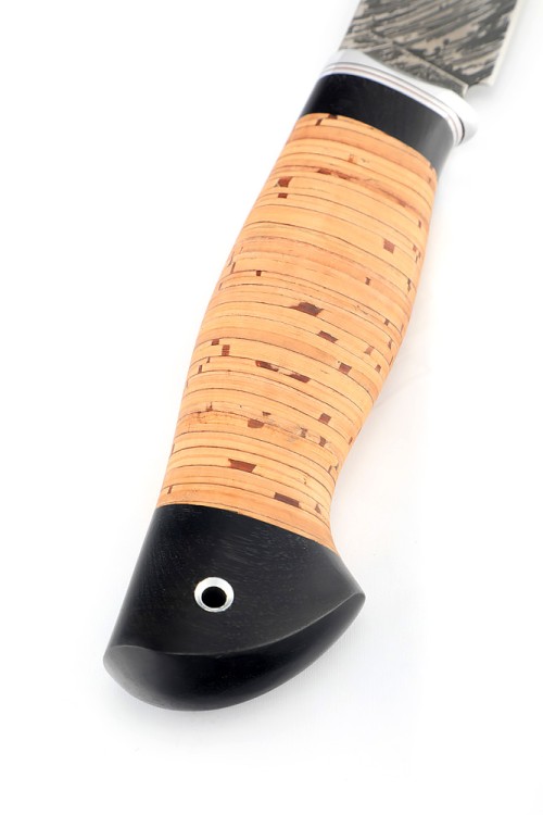 Нож Клык сталь D2 рукоять береста 