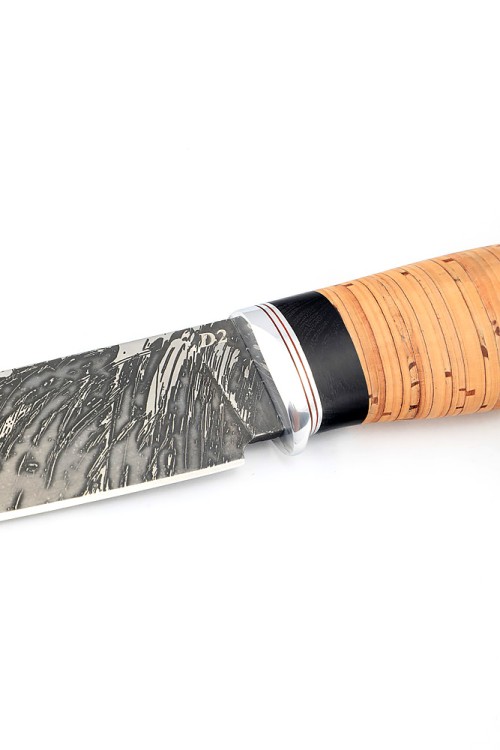 Нож Клык сталь D2 рукоять береста 