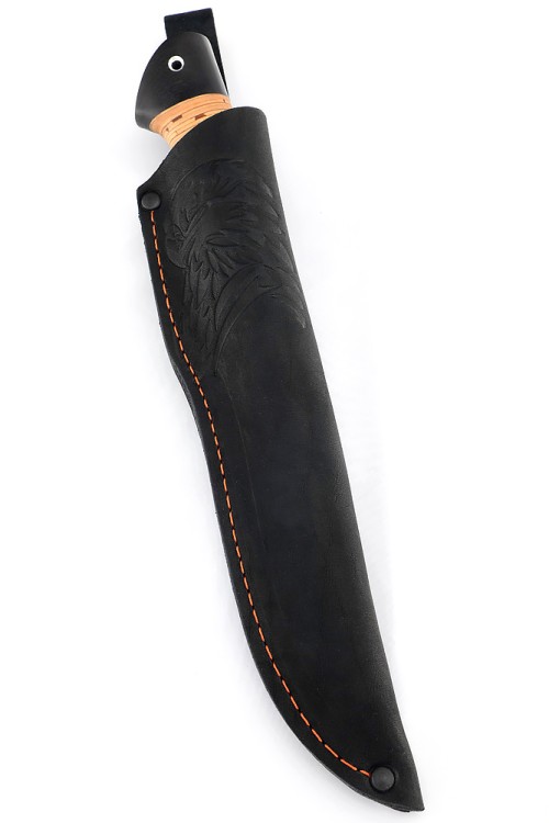 Нож Клык сталь D2 рукоять береста 