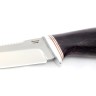Нож Белуга сталь кованая Х12МФ рукоять карельская береза фиолетовая 